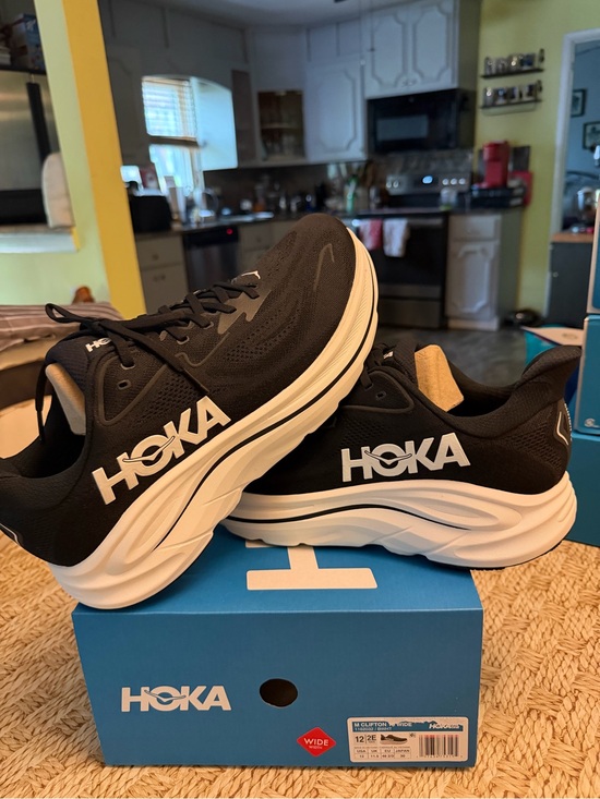 Hoka Other - HOKA CLIFTON 10s sz 12 m 2e wide new in box $160 retail price!!